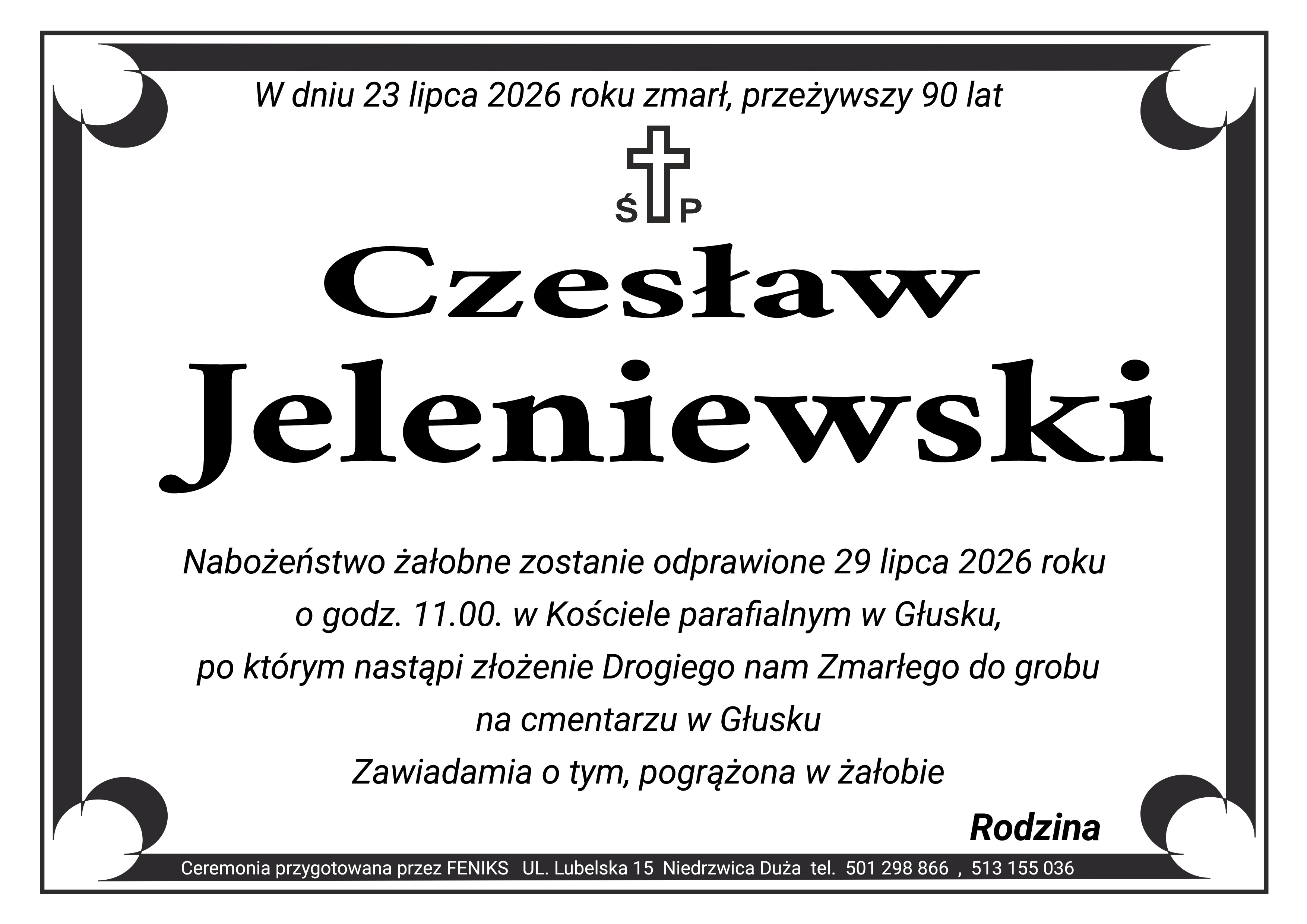 Organizacja pogrzebów Bychawa