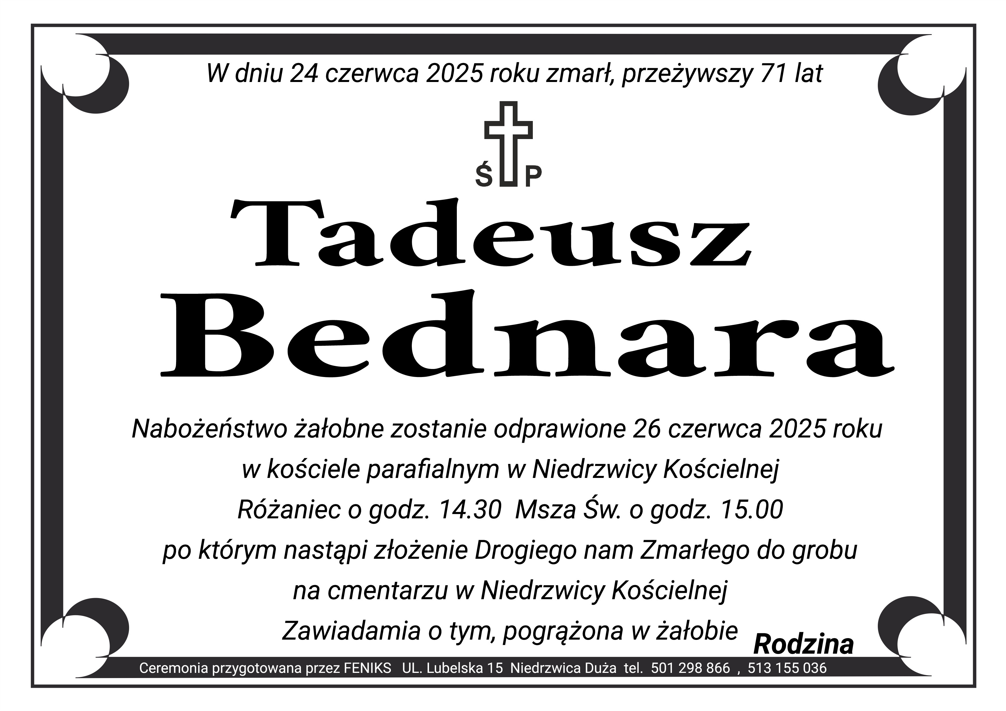 Organizacja pogrzebów Bychawa